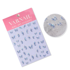 Jelly Nail Sticker - Blue Butterfly