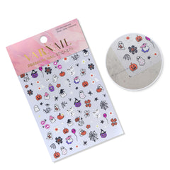 5D Nail Sticker - Pink Halloween