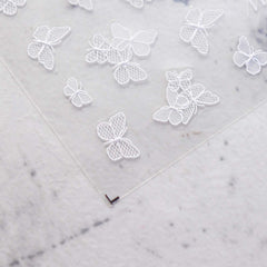5D Nail Sticker - Lace Butterfly