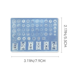 3D Nail Art Mold (Upgrade) - #42 Bear & Buttons