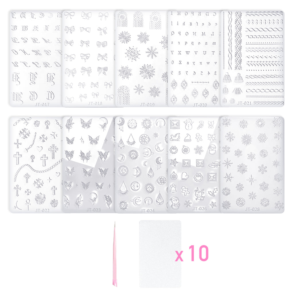 Nail Art Mold Set (11 Pcs/Set) VARNAIL