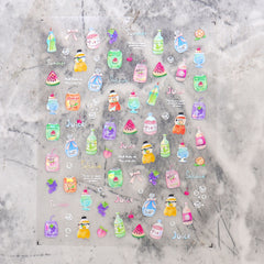 Shell Nail Sticker - Summer Soda