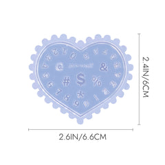 3D Nail Art Mold - #24 Numeric Symbols
