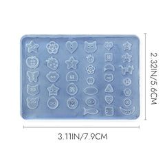 3D Nail Art Mold (Upgrade) - #43 Cartoon Buttons