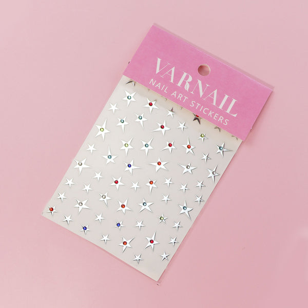 Rhinestone Nail Sticker FivePointed Star VARNAIL