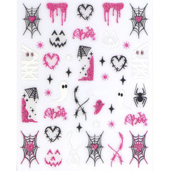 Nail Sticker - Pink Halloween
