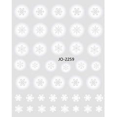 Nail Sticker - Airbrush Snowflake