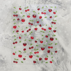 Jelly Nail Sticker - Red Cherry