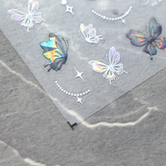 Rhinestone Nail Sticker - Goodnight Butterfly