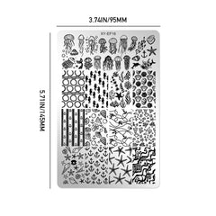 Nail Stamping Plates - Ocean Vibes