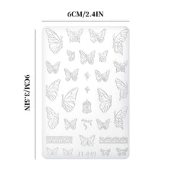 Nail Art Mold - JT049 Butterfly in Dream
