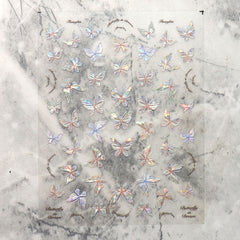 5D Nail Sticker - Butterfly in Dream