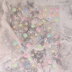 5D Nail Sticker - Aurora Shell