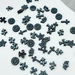 Retro Cross Nail Art Charms