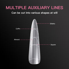 Multifunctional Soft Gel Nail Tips - Stiletto