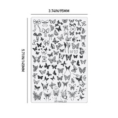 Nail Stamping Plates - Butterfly