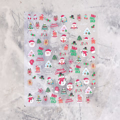 5D Nail Sticker - Santa Claus