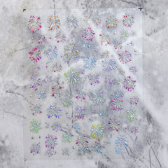 Chrome Nail Sticker - Brilliant Fireworks