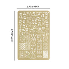 Nail Stamping Plates - Cherry