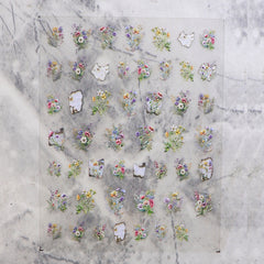 5D Nail Sticker - Little Wildflowers