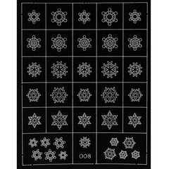 Nail Stickers - Christmas Hollow Stencil