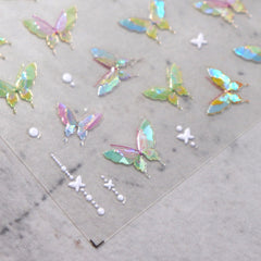 Shell Nail Sticker - Mint Mambo