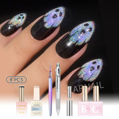 Trendy Nail Design Kit - No.18 Holographic Ghost