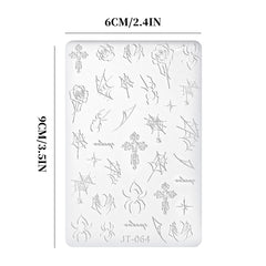 Nail Art Mold - JT064 Spider