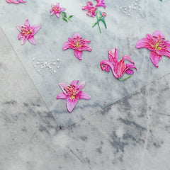 5D Nail Sticker - Lily