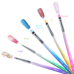 Rainbow Nail Art Brush Set