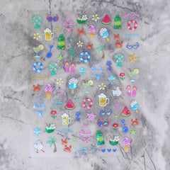 Shell Nail Sticker - Summer Beach