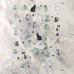 5D Nail Sticker - Cats 02