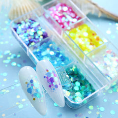 Dazzling Aurora Round Sequins - 6 Grids