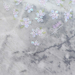 Shell Nail Sticker - Begonia Flower