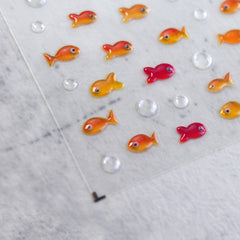 Jelly Nail Sticker - Little Fish