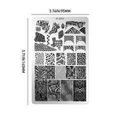 Nail Stamping Plates - Snake Print