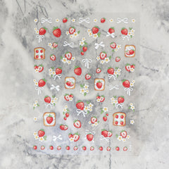5D Nail Sticker - Cute Strawberry