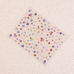 Shell Nail Sticker - Oil Painting Flower