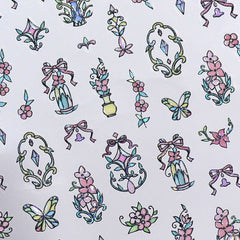 Shell Nail Sticker - Flower Shadow