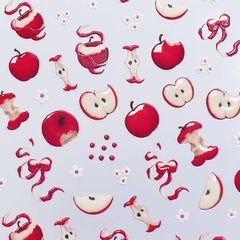 Jelly Nail Sticker - Red Apple