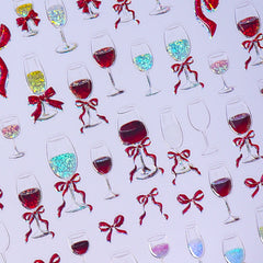 Chrome Nail Sticker - Grape Wine