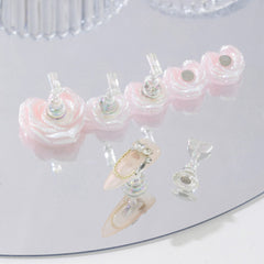 Rose Nail Practice Stand with Holders
