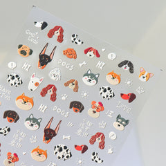 5D Nail Sticker - Cute Animal