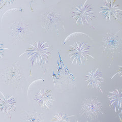 Chrome Nail Sticker - Fireworks & Castle