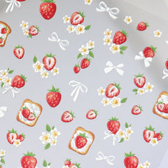 5D Nail Sticker - Cute Strawberry