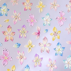 5D Nail Sticker - Lily FLower
