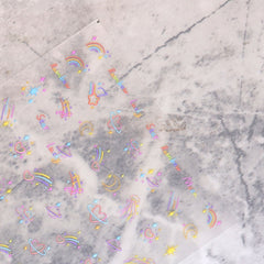 5D Nail Sticker - Rainbow Star