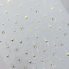 Rhinestone Nail Sticker - Bright Stars
