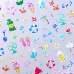 Shell Nail Sticker - Summer Beach