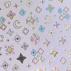 Rhinestone Nail Sticker - Boho